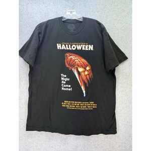 Halloween The Night He Comes Home BLK T-Shirt Size XL